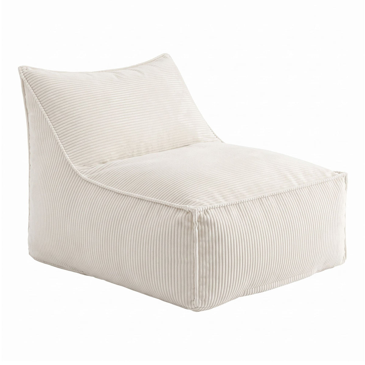 Bean Bag Cover – Corduroy Lounge, Beige, No Filling