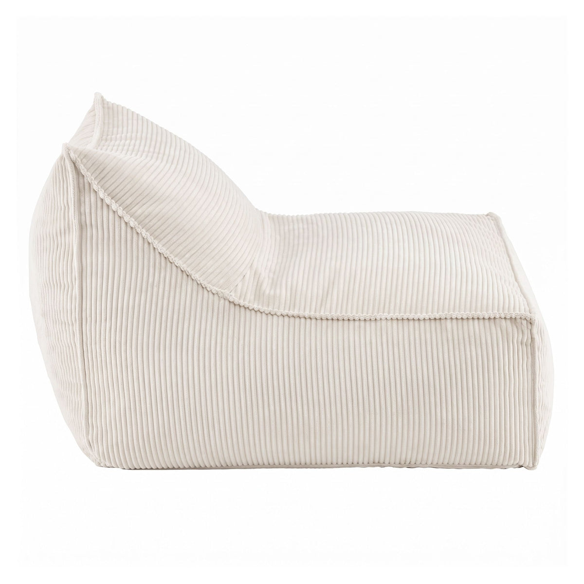 Bean Bag Cover – Corduroy Lounge, Beige, No Filling