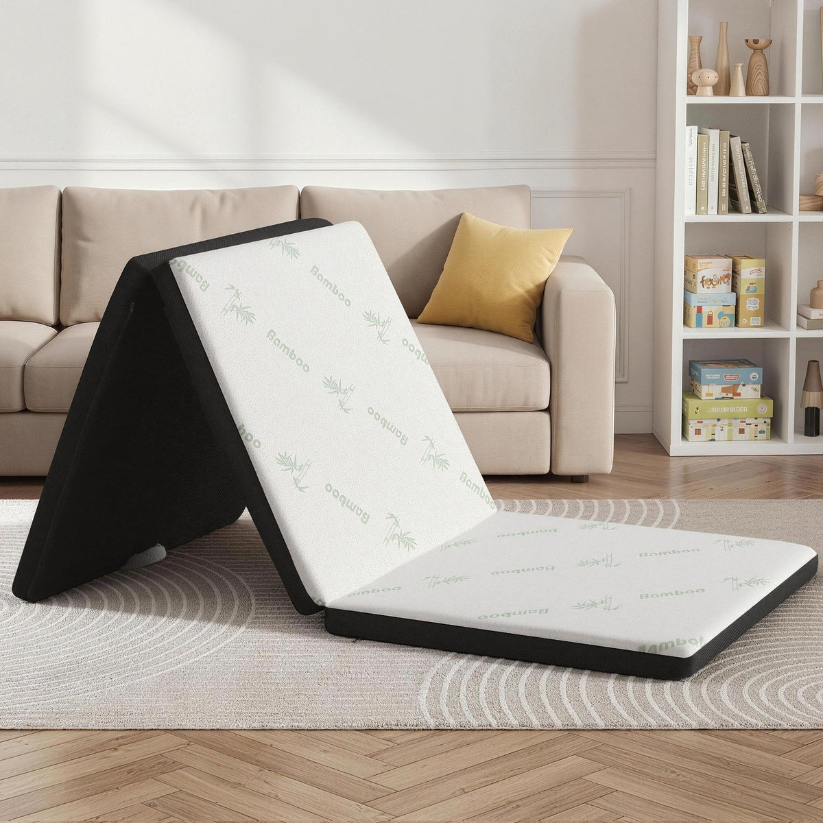 Tri-Fold Foam Mattress – Single, 5 cm