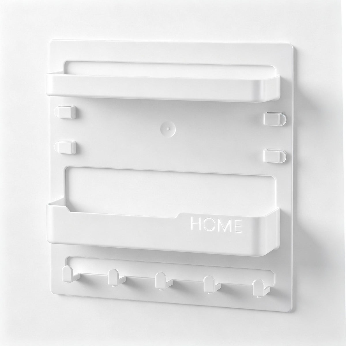 Bedside Wall Shelf – Self-Adhesive, White