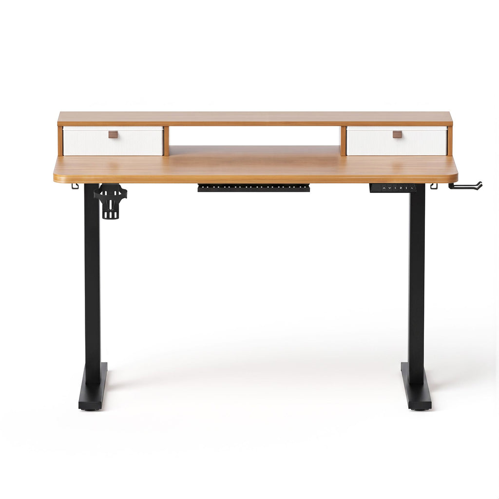 Electric Standing Desk – 120 cm, Oak
