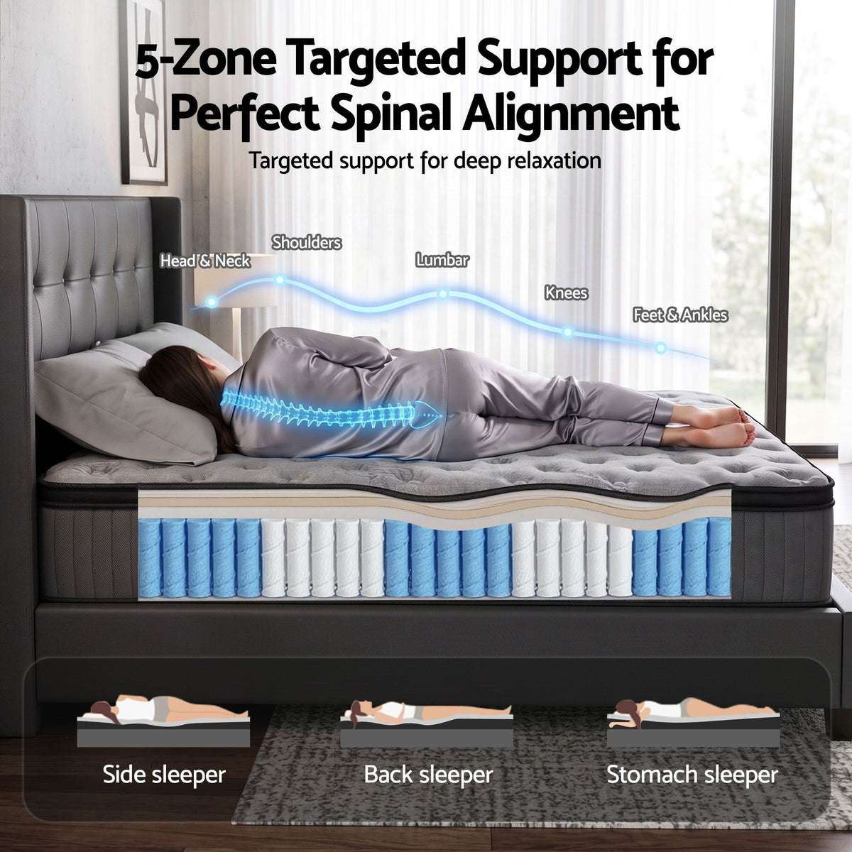 Bed Mattress Giselle 34cm Double