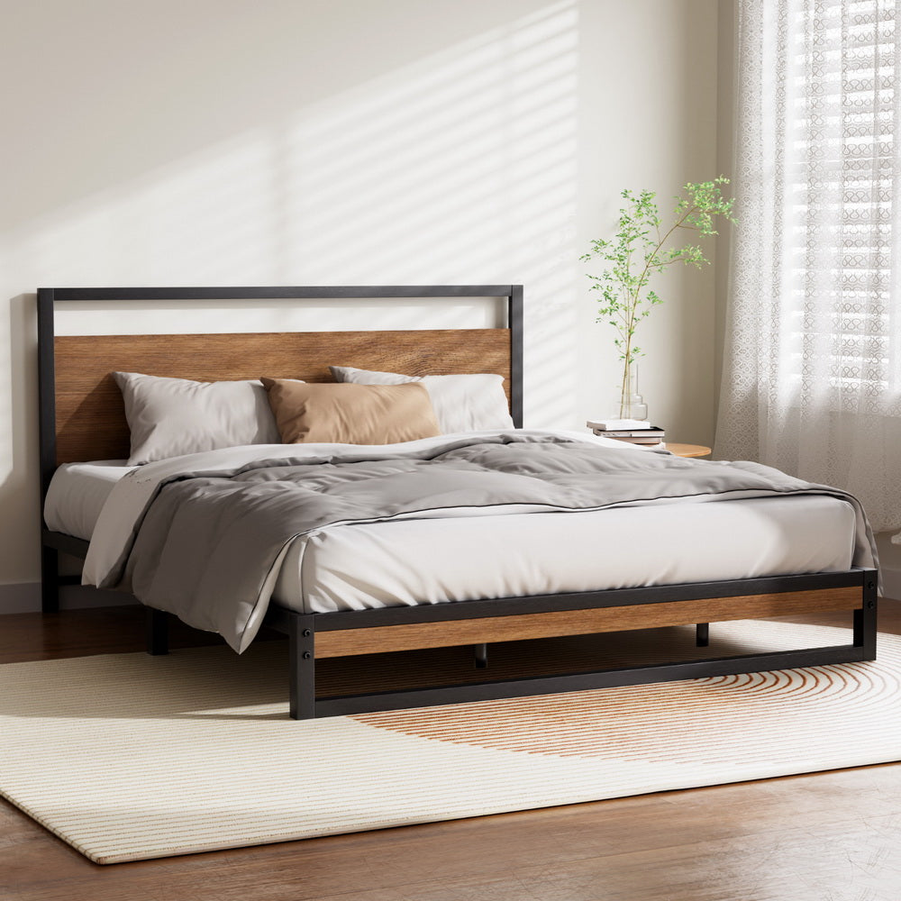 Artiss DANE Metal Bed Frame - King