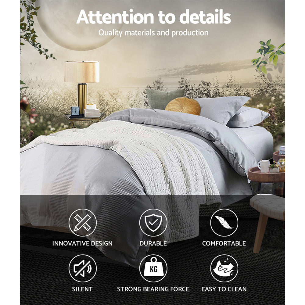 Artiss OSLO Metal Bed Frame - Black