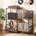 Record Player Stand with Vinyl Storage