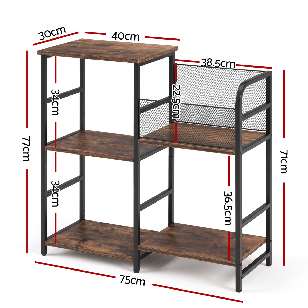 Record Player Stand with Vinyl Storage