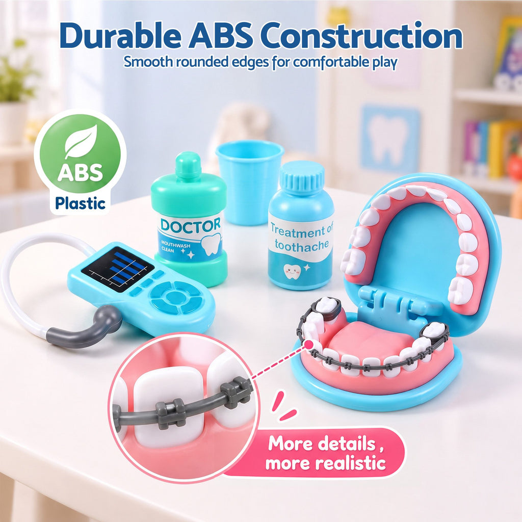 Kids Doctor & Dentist Play Set (30 Pieces)