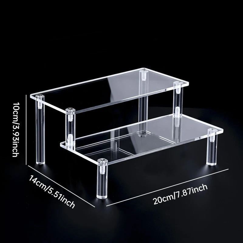 20 cm wide 2-tier stand dimensions: 20 × 14 × 10 cm