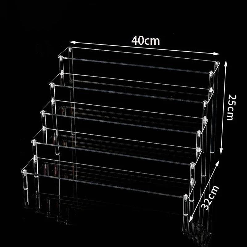 40 cm wide 5-tier stand dimensions: 40 × 32 × 25 cm