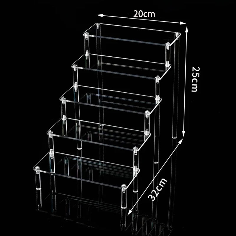 20 cm wide 5-tier stand dimensions: 20 × 32 × 25 cm