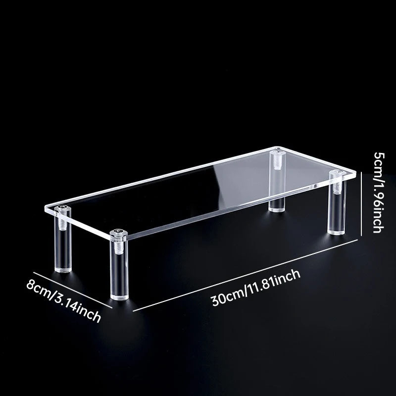 30 cm wide 1-tier stand dimensions: 30 × 8 × 5 cm