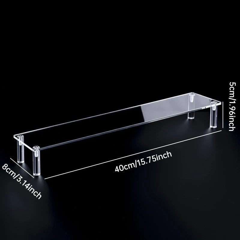 40 cm wide 1-tier stand dimensions: 40 × 8 × 5 cm