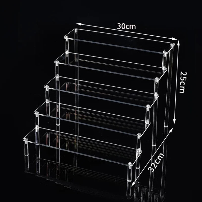 30 cm wide 5-tier stand dimensions: 30 × 32 × 25 cm