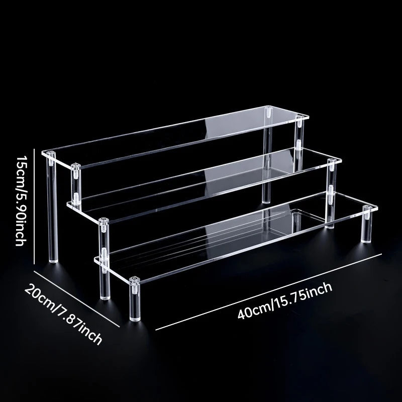 40 cm wide 3-tier stand dimensions: 40 × 20 × 15 cm