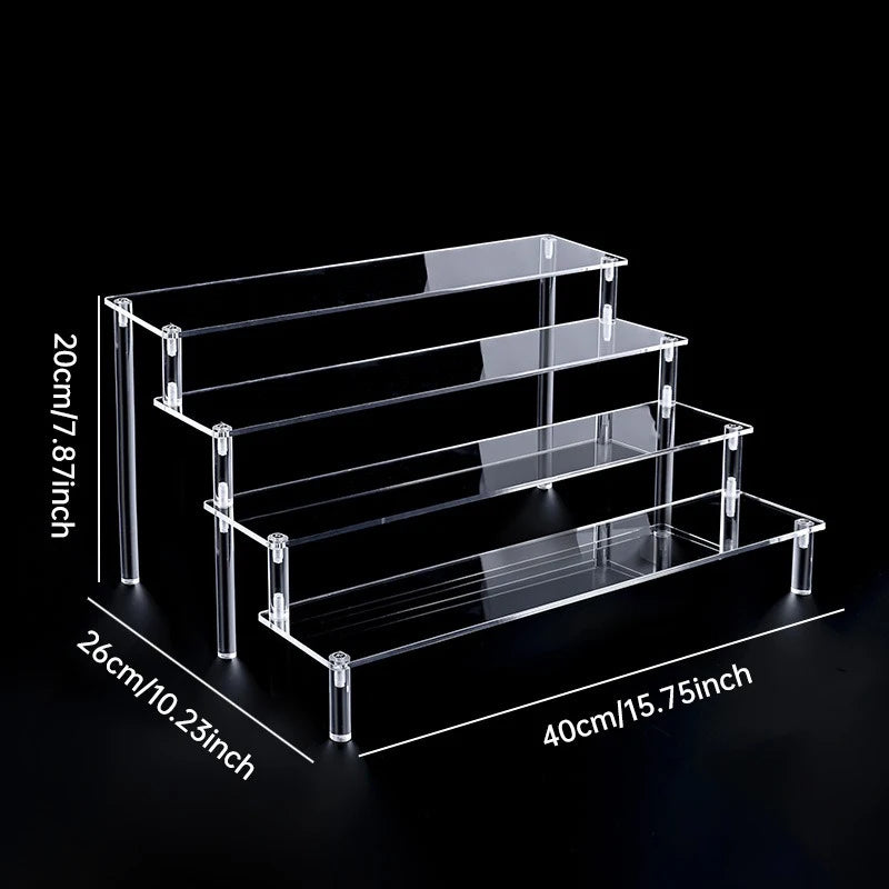 40 cm wide 4-tier stand dimensions: 40 × 26 × 20 cm