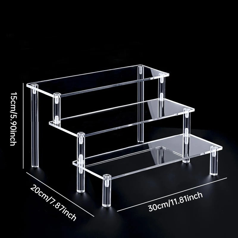 30 cm wide 3-tier stand dimensions: 30 × 20 × 15 cm
