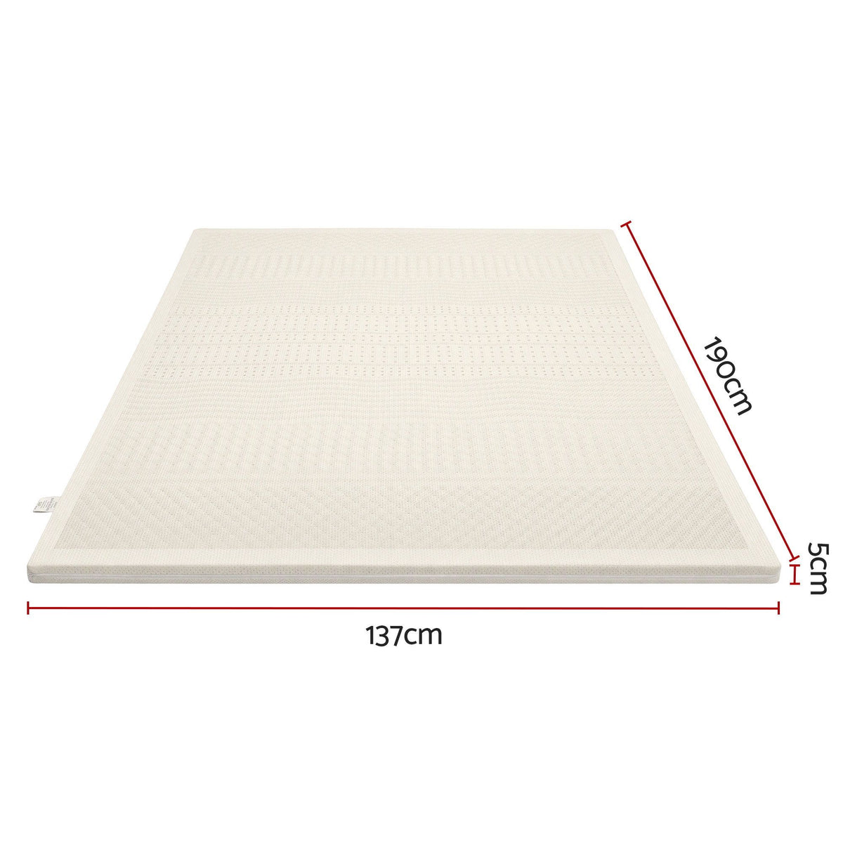 Mattress Topper – Seven-Zone Latex, Double, 5 cm