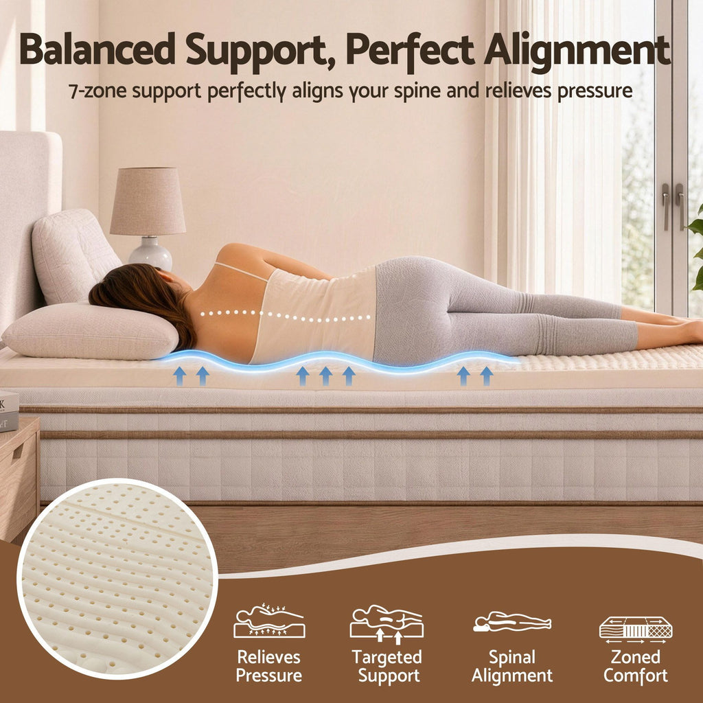Mattress Topper – Seven-Zone Latex, King, 5 cm