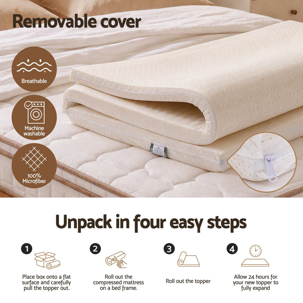 Mattress Topper – Seven-Zone Latex, Queen, 5 cm