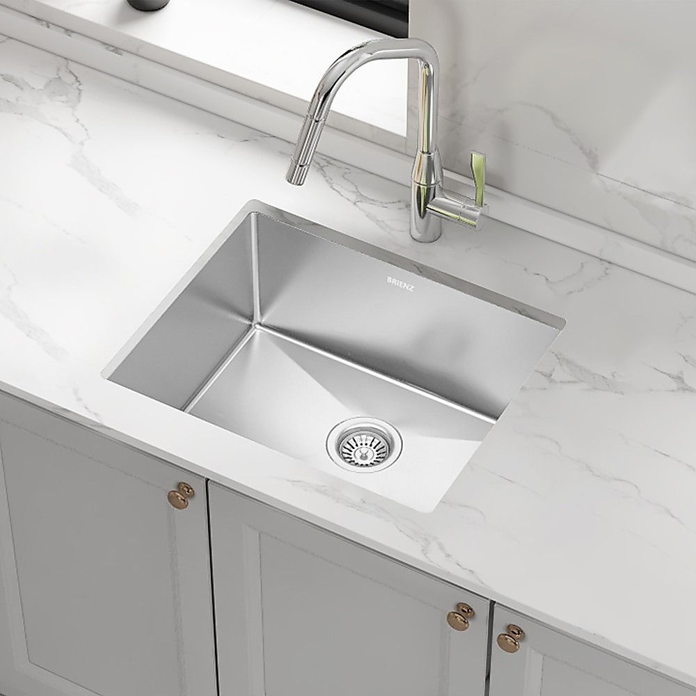 Kitchen & Laundry Sink – Stainless Steel, 600 × 450 mm