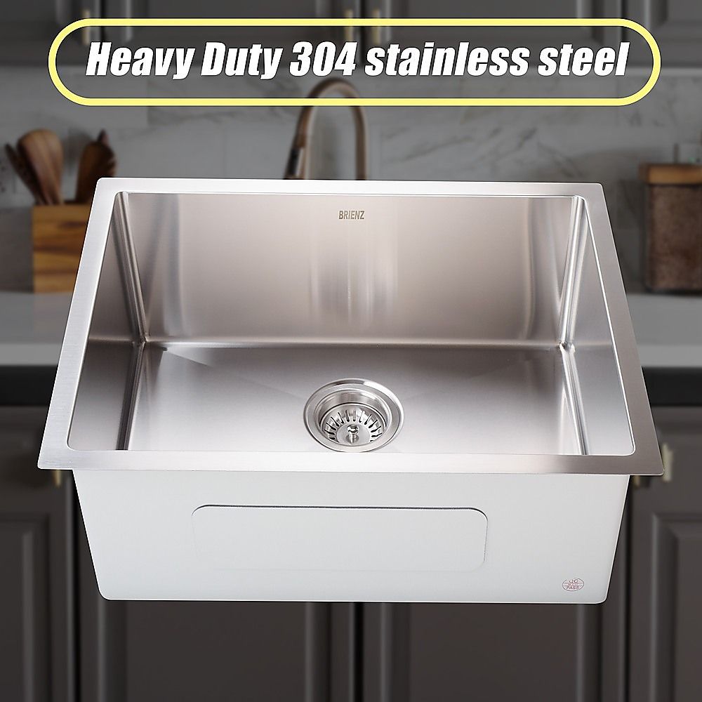 Kitchen & Laundry Sink – Stainless Steel, 600 × 450 mm