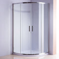 Shower Screen & Base – Curved, Chrome, 90 × 90 cm